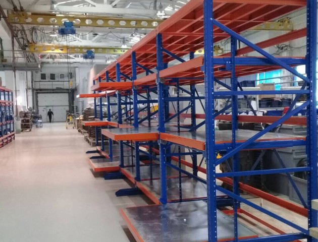Промышленный стеллаж с нагрузкой до 1000 кг